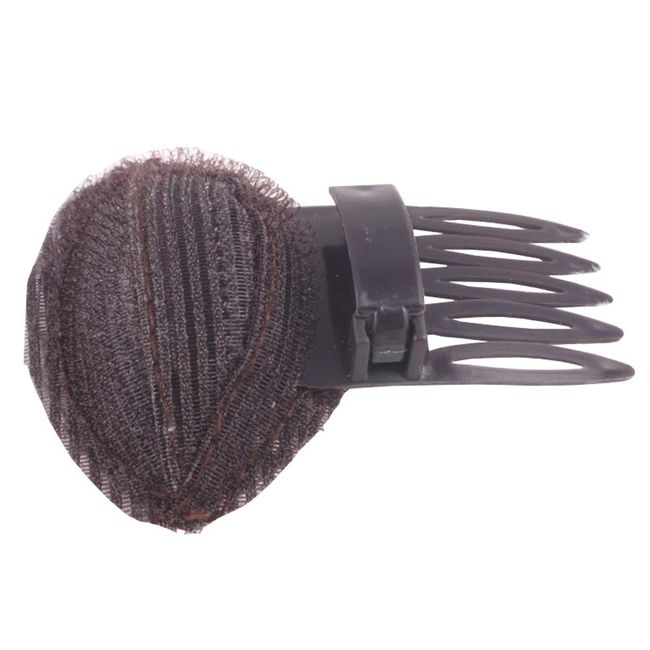 VASANA 1PCS Hair Bump Volume Beehive Shaper Hair Styler Clip Stick Comb Insert Tool Princess Style Updo Maker Front Hair Bangs Heightening Accessories for Women Lady Girls (Brown)