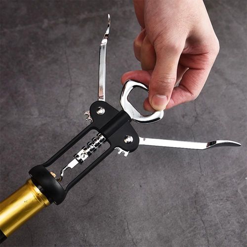 2 Pcs Cork Cork Bottle Opener Wine Bottle Openers Bottle Opener Zinc Alloy Bottle Opener for Home Bars Cafes Restaurants