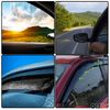 Window Visor Vent Rain Guard Deflector for Lexus RX350 2010-2012 Smoke 4 Pcs
