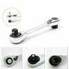 1/4 INCH MINI DOUBLE ENDED QUICK SOCKET RATCHET WRENCH ROD SCREWDRIVER BIT TOOL!