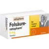 FOLSÄURE RATIOPHARM 5 mg Tabletten 20 St