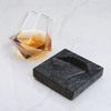 Thumbs Up Diamond Glass with Marble Coaster, Transparent, 300 ml