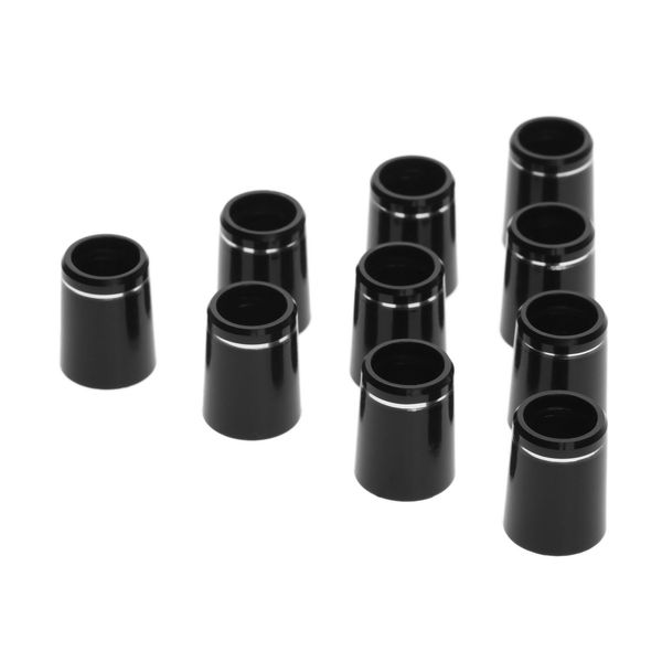 MUXSAM 10pcs Golf Iron Ferrules With Single Silver Ring For 0.335 Iron Shaft