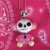Furry Bones Monkey Pendant　スカルモンキーペンダント・PK