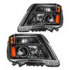 Left & Right Headlights Assembly For GMC Terrain 2016-2017 Black Housing