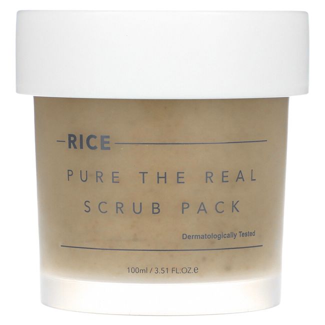 Rice Pure The Real Scrub Pack , 3.51 fl oz (100 ml)