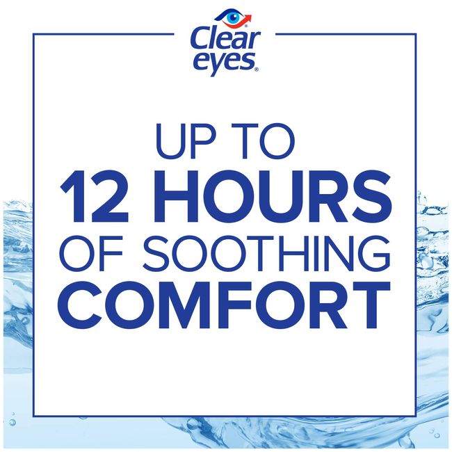 Clear Eyes Contact Lens Relief Soothing Eye Drops 0.50 oz (Pack of 3)