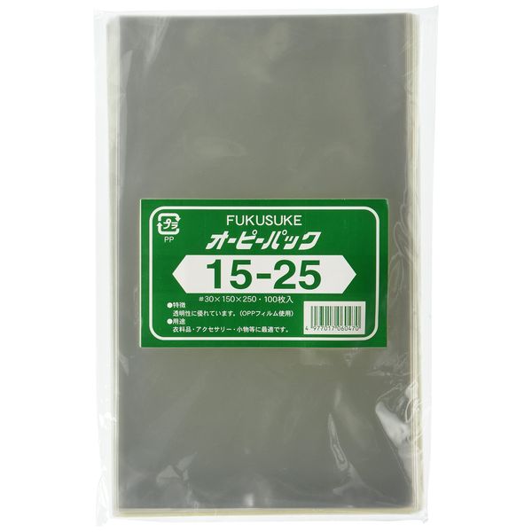 オーピーパック NO.15-25 100枚入