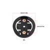 VGOL 4PCS Bicycle Fixed Base Computer Mount Insert Kit Base Adaper Hole Spacing 20mm Compatible with GARMIN Front Bike Mount?Black)