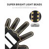 Funny Car Light Gesture Middle Finger LED Hand Light with Remote Control 4 Modes