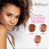 Belloccio AIRBRUSH Dark FOUNDATION MAKEUP SYSTEM Compressor Blush Bronzer Kit