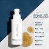 AHA / BHA Exfoliating Face Wash - 10% Glycolic Acid & Salicylic Acid Cleanser, Anti Aging Acne & Wrinkle Reducing Facial Exfoliant, Pore Minimizer & Brightening Scrub - Vegan & Cruelty Free, 4 oz (AHA BHA Exfoliator)