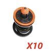 10X Door Panel Card Trim Clips Interior For VW Multivan T5 T6 7L6868243