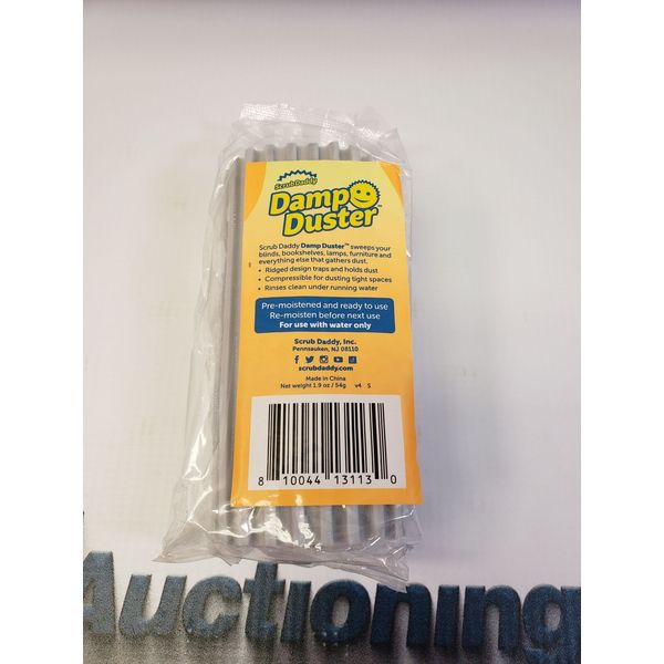 Scrub Daddy Damp Duster Pre-moistened Scrubbing Pad New Factory Sealed
