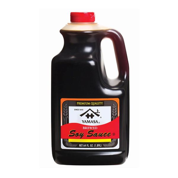 Yamasa Regular Soy Sauce 64 fl. oz. in Plastic Bottle