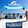 SUN NINJA - 30oz Tumbler - Light Blue