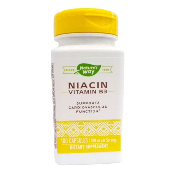 Nature's Way Nature's Way Niacin 100mg, 100 Count