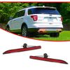 LED Red Rear Tail Light Brake Light Bumper Reflector For 2016-2019 Ford Explorer