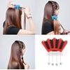 2PCS (Blue+Red) Hair Styers Styling Accessories Sponge French Hair Twist Braider Braiding Tool DIY Hair Machine for Women Lady Girl