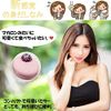 Recca Makeup Mirror, Compact Mirror, Women's, Hand Mirror, Beauty Folding, Double-Sided, Portable, Makeup Round, Flower (Color: Pink)