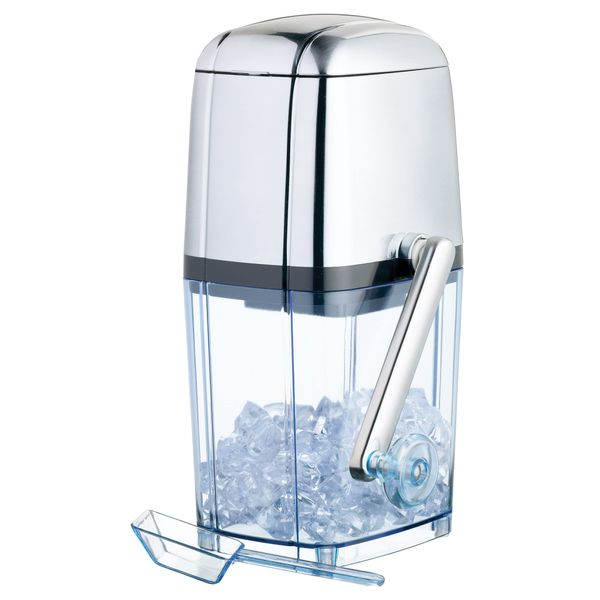 BarCraft Ice Crusher Machine for Cocktails, With Ice Scoop, Plastic and Stainless Steel, 15.5 x 13.5 x 28cm