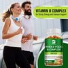 Vitamin B Complex 120 Capsules B1,B2,B3,B5,B6,B7,B9,B12, Immune Support Pills US
