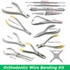 Dental Bracket Remover Plier Wire Bending Arch Cutter Orthodontic Tray Set Kit