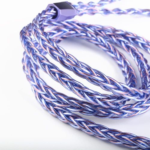 NICEHCK SpaceCloud Ultra Earphone Re-Cable 6N Silver Plated Monocrystalline Copper and 7N Single Crystal Copper Wire Mix 0.78 2Pin 3.5mm Plug HiFi Metal Connector Detachable Soft Upgrade Cable Upper