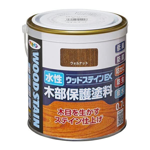 Asahipen Water-Based Wood Stain EX 0.7L Walnut
