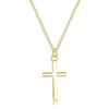Philip Jones Gold Plated Cross Necklace