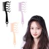 nalaina Styling Comb, Hand Comb (Set of 3), Z-Shaped Hair Comb, Z-Shaped Seam Comb, Antistatic Comb, Lightweight, Portable, Travel, Business Trips, Baths, Home Use, Unisex, Black + Pink + Purple