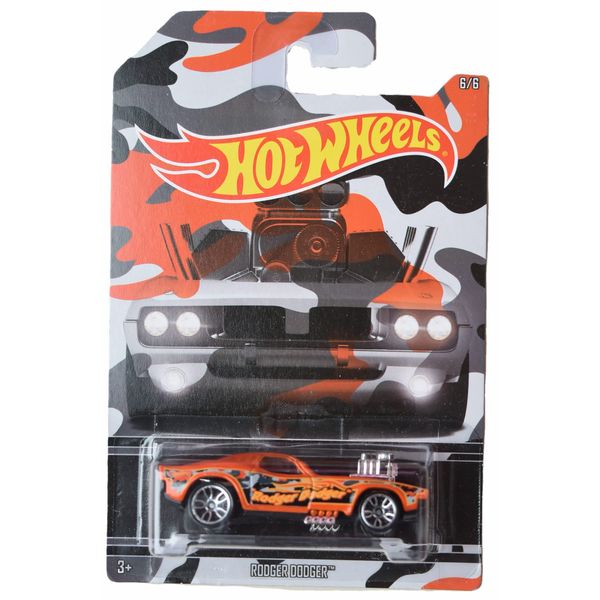 Hot Wheels Rodger Dodger, Orange 6/6