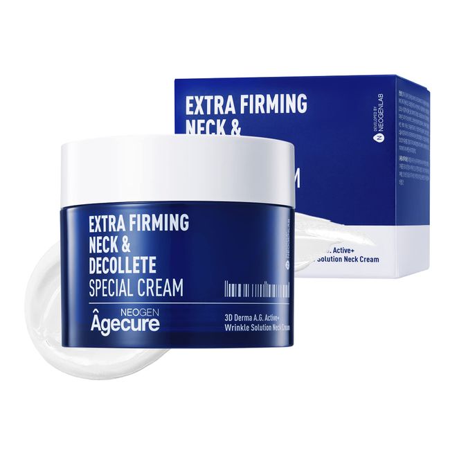 NEOGEN Agecure Moisturizer for Face & Neck & Décolleté, Firming Cream for Lifting, Anti-Wrinkle, Collagen Skin Repair Treatment