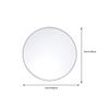 Frcolor 10x Makeup Magnifying Glass with Suction Cup for Bathroom Bathroom Bathroom 1 Piece