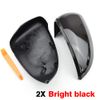 MKptopia LED Dynamic Indicator Light, Rear View Mirror Cove Compatible with V-W GOLF 7 (Black)