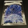 12g/pack about 1000pcs 2/3/4/5MM size mix flat semicircle pearl imitation pearl nail sequins mobile beauty figure model DIY decoration supplies manicure set accessories AB Sapphire