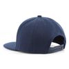 Boolavard Infant to Toddler Kid's Plain Structured Flatbill Snapback Cap (UK, Alpha, One Size, Red)