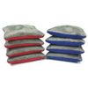 Tailgating Pros Red Royal Blue Pro-Style Cornhole Bags Two-Sided Slick & Stick Resin-Filled Suede and Duck Canvas Set of 8