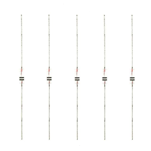 HUABAN 5PCS 1N34A Germanium Diode DO-7 Forward Voltage 0.3V