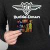 Buckle-Down Men's Wallet, Multicolor, 4.0" x 3.5"