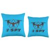 I Spy Spy Flight Drone Pilot Toy Camera Drone Throw Pillow
