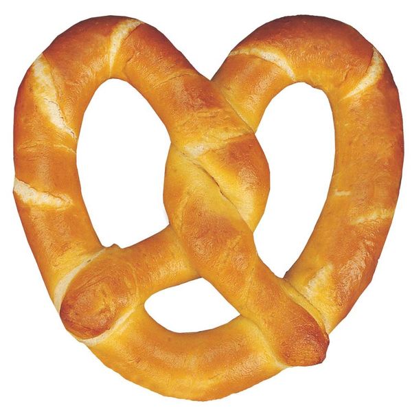 J and J Snack Original Twist Gourmet Soft Pretzel, 6 Ounce -- 24 per case.