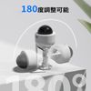 XBERSTAR Dummy Camera, Security Camera, Dummy (Latest LED Specification, Metal Arm), Security Sticker (Enhanced Lightproof/Waterproof), Surveillance Camera Dummy