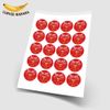 20 x Personalised Superhero Flash Kid 5cm High Resolution Cupcake Toppers