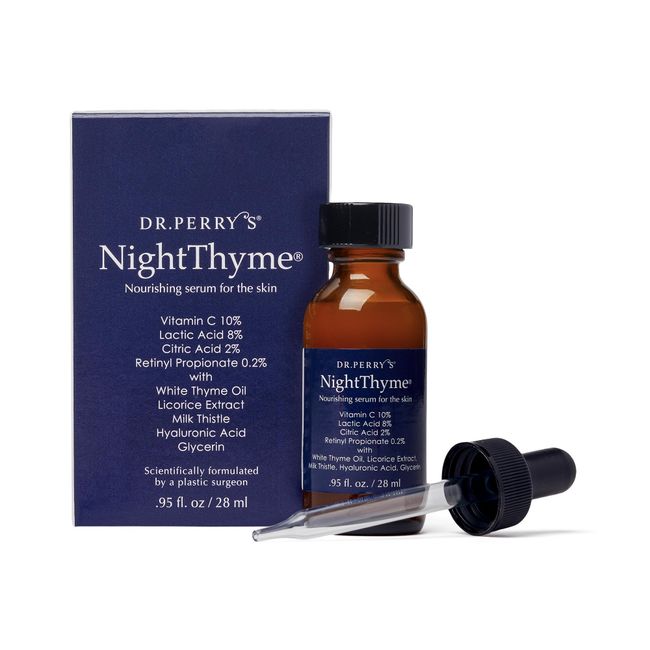 Dr. Perry's NightThyme Skin Nourishing Serum with Vitamin C and Hyaluronic Acid