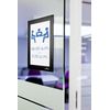 Durable DURAFRAME Self-Adhesive Magnetic Frame | A6 Format In Black | Pack of 2 Frames | Document Frame for Professional Internal Signage