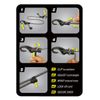 Nite Ize KBB9-03-01 KnotBone Adjustable Bungee Cord, 9mm Thick , Black