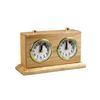 Turnier Chess Clock Analog Natural Wood With Stand
