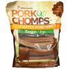 Pork Chomps Roasted Pork Skin Dog Chews, 6-inch Rib Shapes, 10 Count