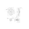 Deltana Bbc20u3 Standard Bell Button, Polished Brass